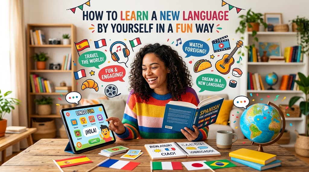 How to Learn a New Language by Yourself in a Fun Way